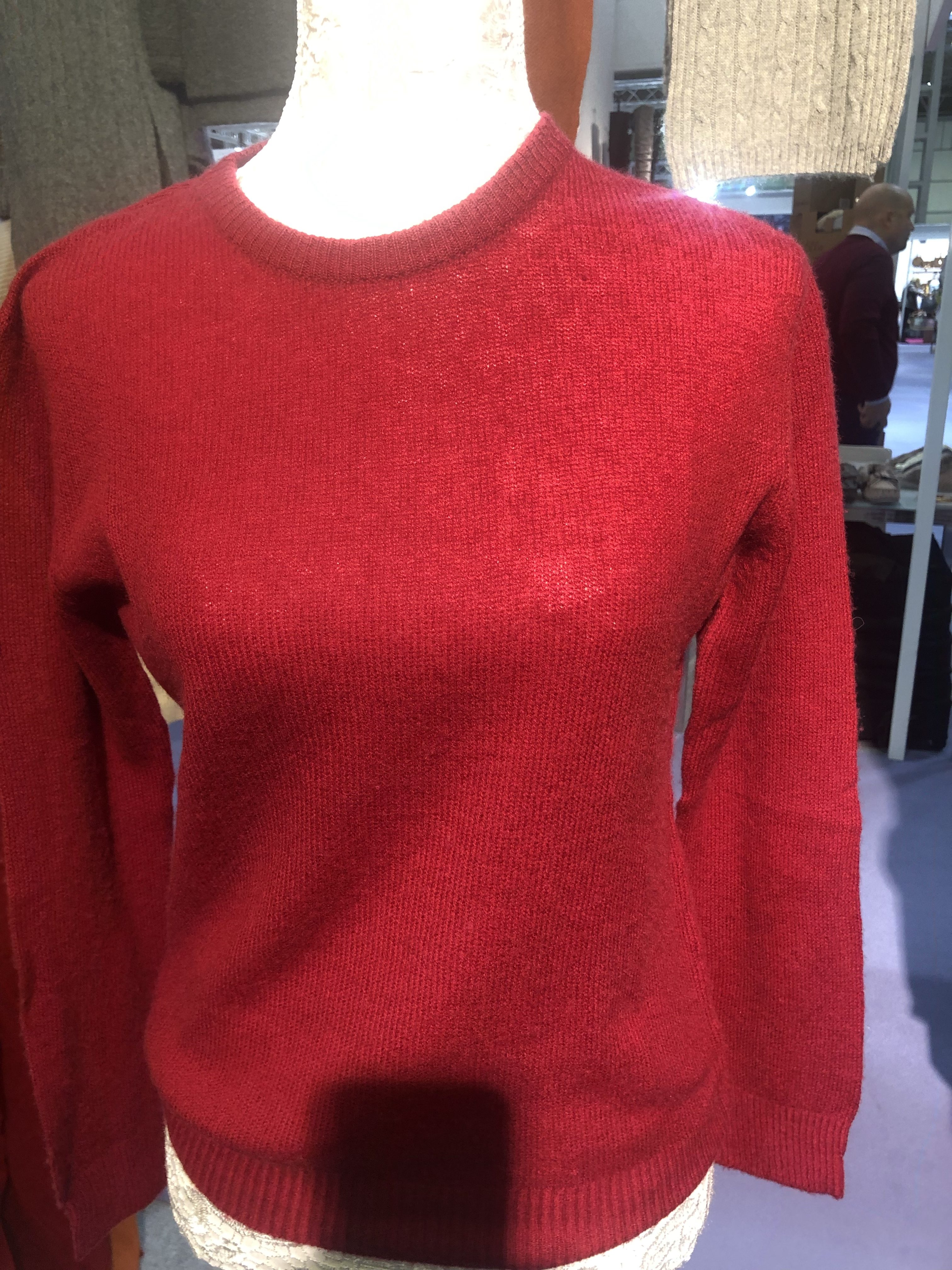 Ladies round neck on sale jumper